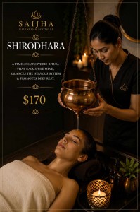 Saijha Shirodhara